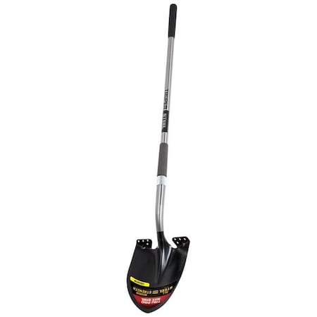 Perfectpatio 11 x 8.75 x 48 in. Round Point Shovel Steel Long Handle; Assorted PE155111